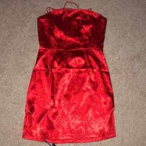 Brand new pretty little things red cocktail dress